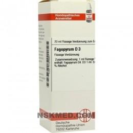 FAGOPYRUM D 3 Dilution 20 ml