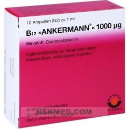 B12 ANKERMANN 1.000 μg Ampullen 10X1 ml