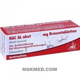 NAC AL akut 100 mg Brausetabletten 20 St