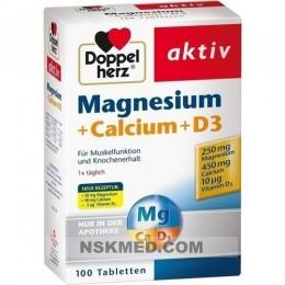 DOPPELHERZ Magnesium+Calcium+D3 Tabletten 100 St