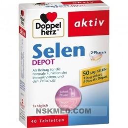 Доппельгерц Селен Депо (DOPPELHERZ Selen) 2-Phasen Depot Tabletten 40 St