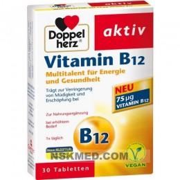 DOPPELHERZ Vitamin B12 Tabletten 30 St