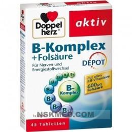 DOPPELHERZ B-Komplex+Folsäure Tabletten 45 St