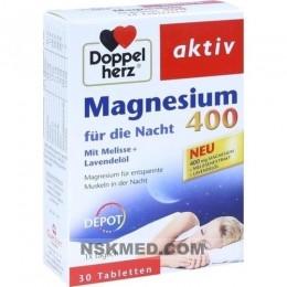 DOPPELHERZ Magnesium 400 für die Nacht Tabletten 30 St