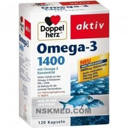 Доппельгерц омега-3 капсулы (DOPPELHERZ) Omega-3 1.400 Kapseln 120 St