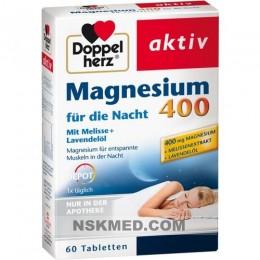 DOPPELHERZ Magnesium 400 für die Nacht Tabletten 60 St