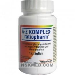 A-Z комплекс ратиофарм таблетки (A-Z KOMPLEX ratiopharm Tabletten) 30 St