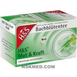 H&S Bachblüten Mut & Kraft-Tee Filterbeutel 20 St