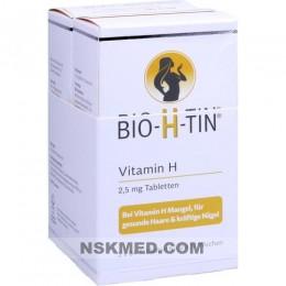 BIO-H-TIN Vitamin H 2,5 mg für 2x12 Wochen Tabl. 2X84 St
