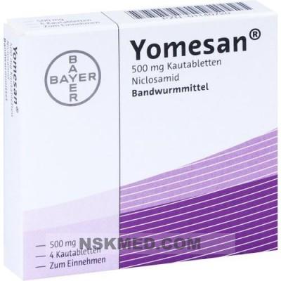 Йомесан (YOMESAN) 500 mg Kautabletten 4 St
